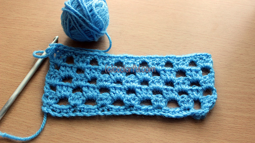 How to crochet the Granny on the Straight stitch
