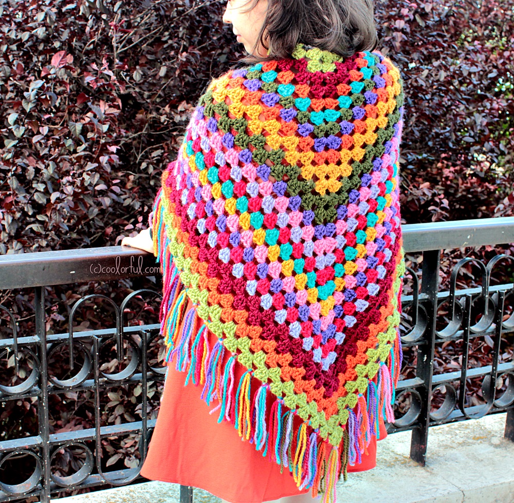 Adding Tassels To A Shawl