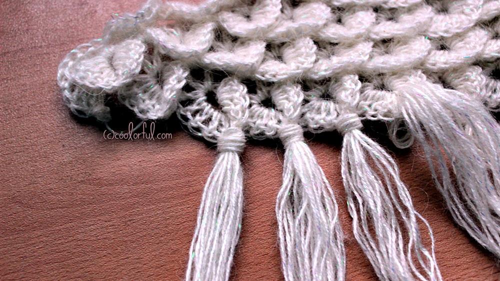 Adding Tassels To A Shawl