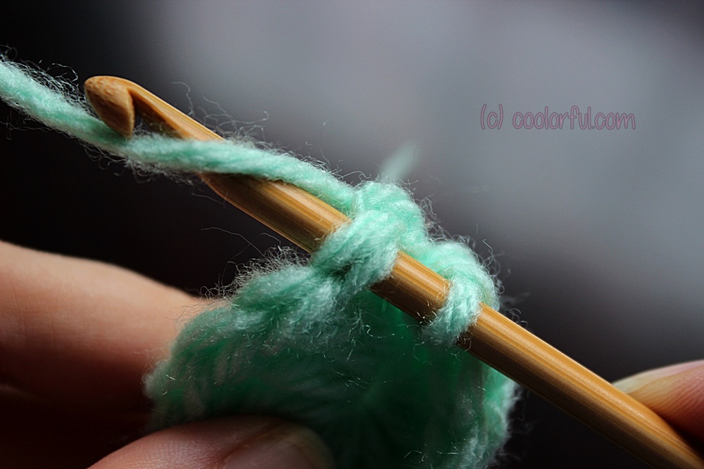 Slip stitch to end a round crochet circle
