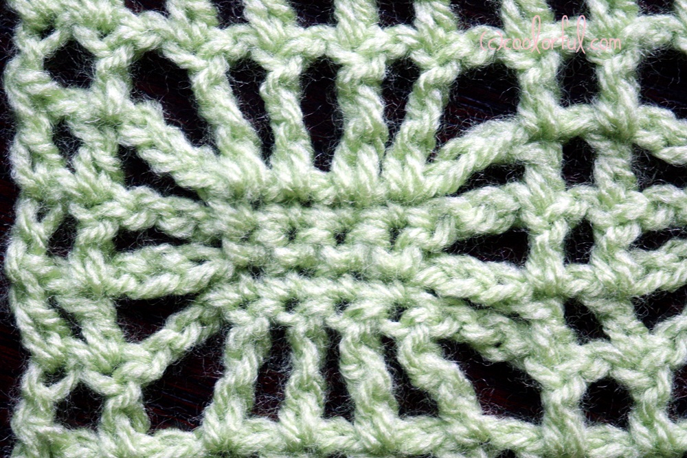 How to crochet the Spider Stitch – Coolorful.com